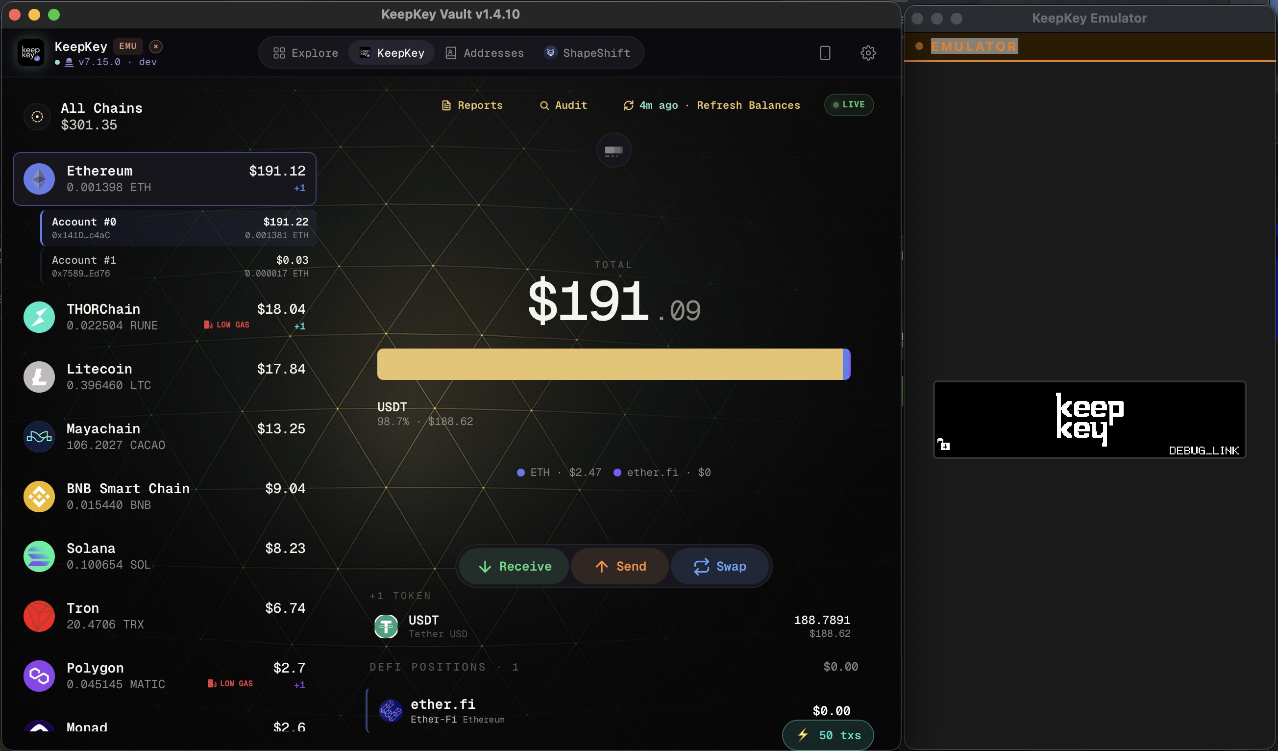 The full multi-chain portfolio