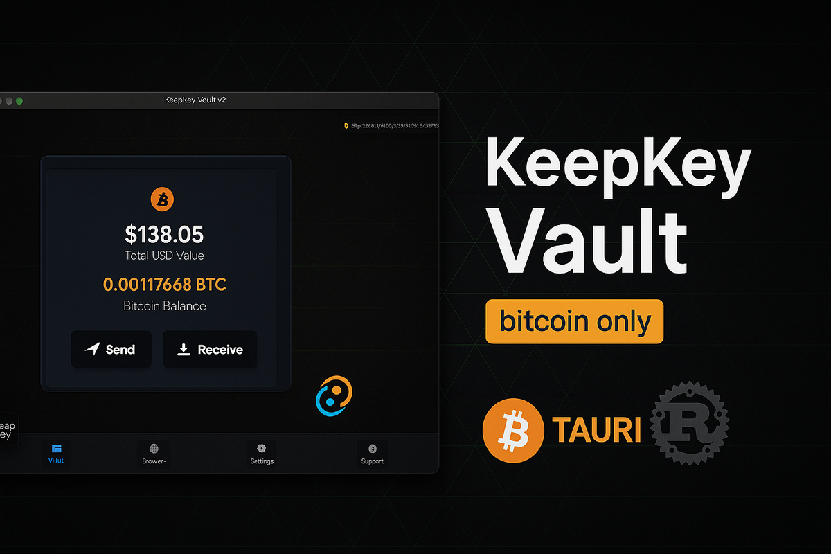KeepKey Vault Bitcoin Interface
